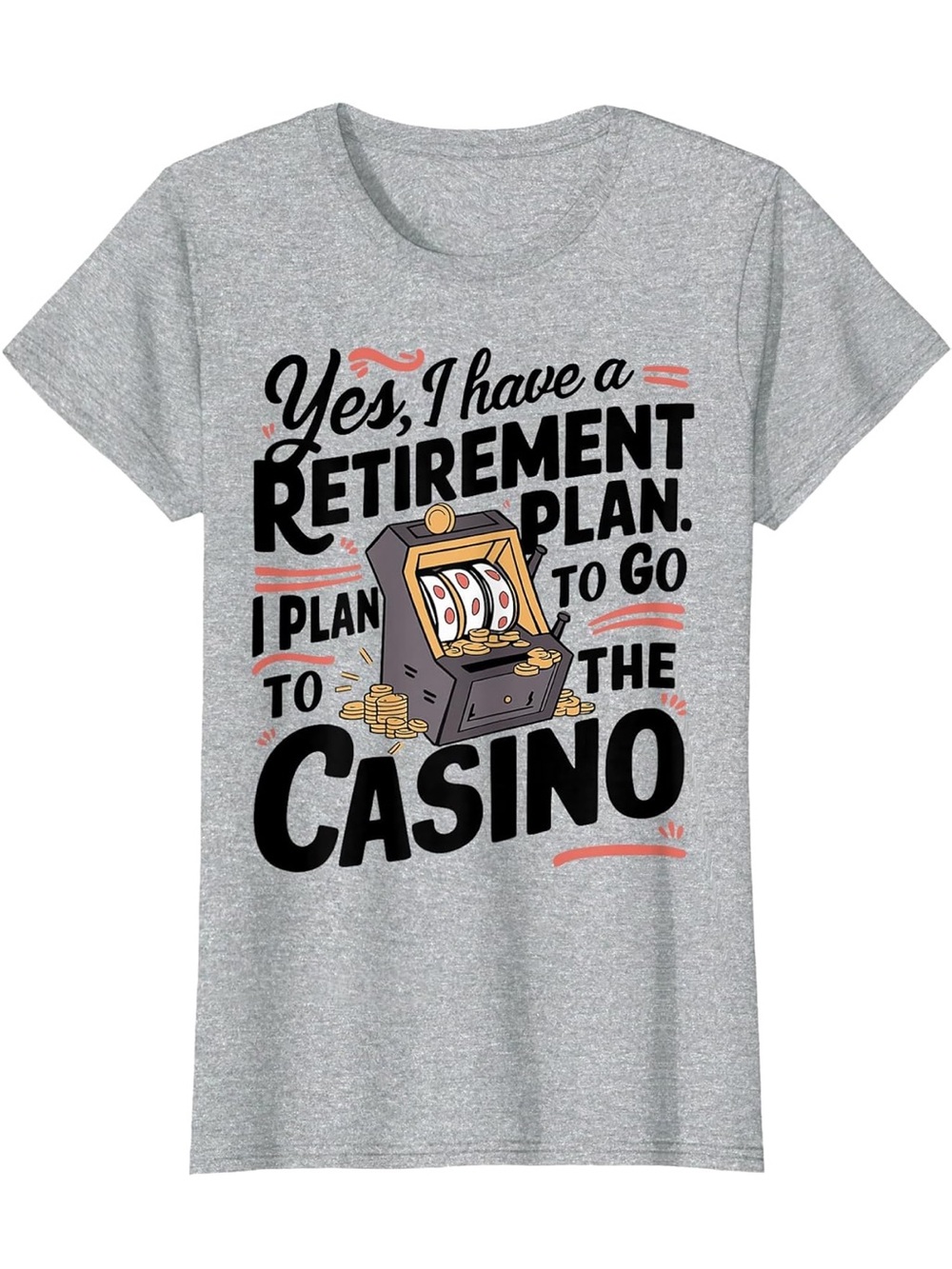 Retirement Casino Women’s Graphic Tee